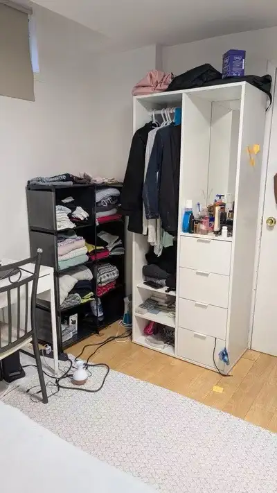 A private bedroom is available in a basement with a separate entrance, located near Middlefield Rd &...