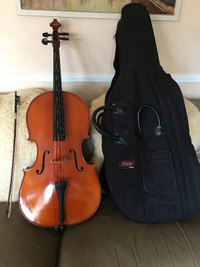 Samuel Eastman 3/4 size cello VC100, intermediate