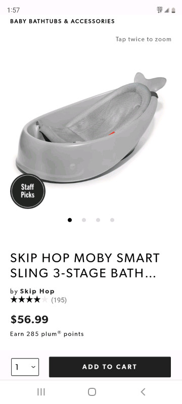 Skip Hop Moby Smart Along 3 Stage, Moby 3 Stage Bathtub