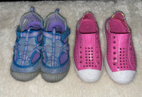 Skechers and OshKosh Machine Washable Shoes (size 12T)