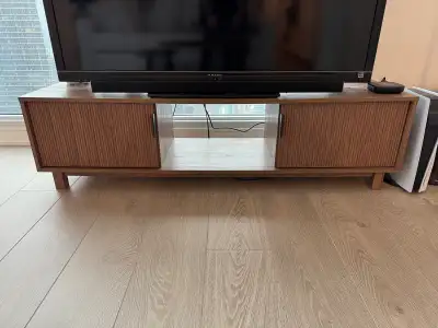 58” Fluted TV Stand, View more