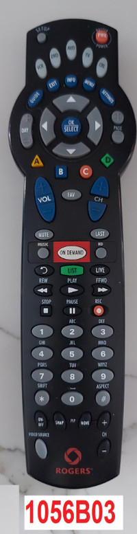 ROGERS TV REMOTE