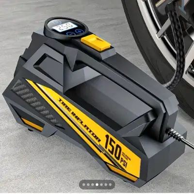 Inflate your car tyres effortlessly with this CarSun 150 PSI tire inflator! Designed for cars, this...