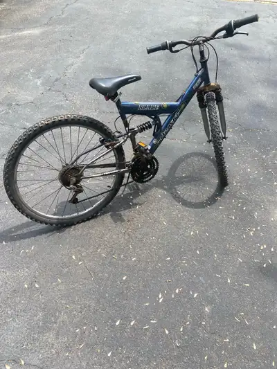 Dual suspension bike, View more