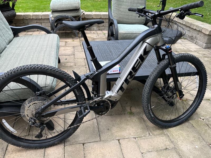 E bike TREK Powerfly FS 4S (27.5" wheel), Matte Gunmetal/Matte B