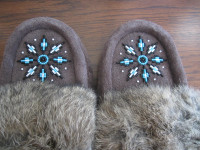 INDIGENOUS MADE BEADED MOCCASINS