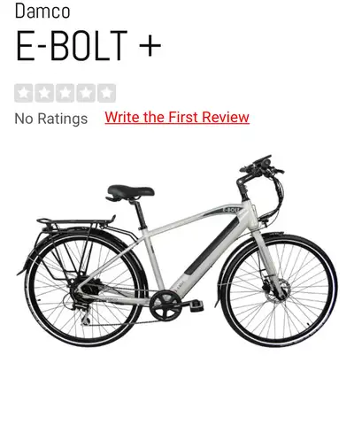 Damco E-Bolt Ebike, View more