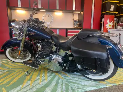2008 Harley FLSTN Deluxe for Sale 96 Cubic Inch 6 Speed Transmission New Battery New Front Tire Exce...