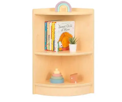 Oook wood corner cabinet, View more