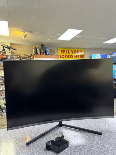 Samsung UR59C 32” Curved Monitor Item #153257 We do offer a 30 day warranty and can test before you...