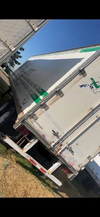 2002 36’ dry van trailer, tires and brakes are good lights work. trailer is sold as is for storage o...