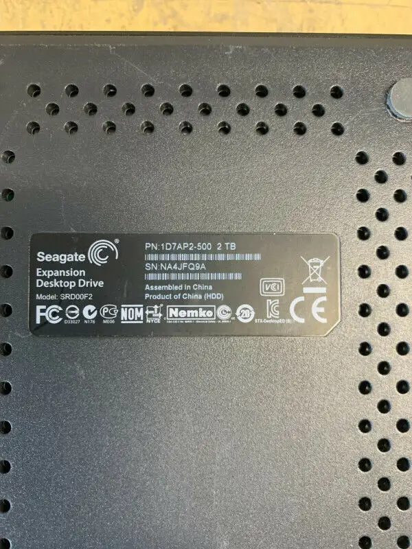 Seagate SRD00F2 External UB3 Backup Hard Drive, 2TB in System Components in City of Toronto - Image 4
