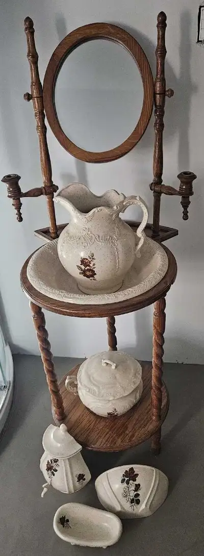 I am sure you will have a hard time finding a matching set like this! This is a first for me, seeing...