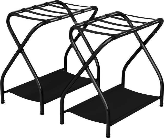2-pack folding luggage rack, collapsible suitcase stands, NEW in Storage & Organization in Guelph