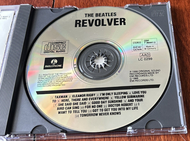 THE BEATLES Revolver 1st CD RARE!! in CDs, DVDs & Blu-ray in City of Toronto - Image 3