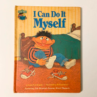Vintage 1980 Sesame Street Book Club Ernie I Can Do It Myself