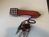 Telephone Test Handset Red Phone 