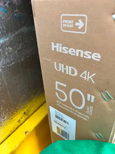 Hisense 50 inch tv for sale, bought in September 2024. Works great and is in amazing condition. Remo...