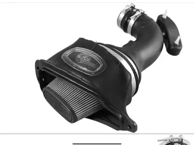 aFe POWER Momentum Cold Air Intake System w/Pro DRY S Filter, #51-74201, Black, Used for only 3 mont...