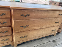 vintage chest of drawers with mirror composition oak
