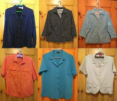 TRÈS BEAU GARDE-ROBE POUR DAME (BLOUSES) 5$ CHACUNE, View more