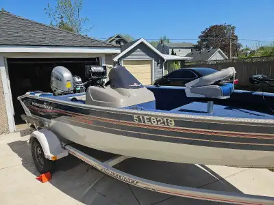 Well-maintained 2001 Princecraft Pro 169 boat up for grabs. Has a 2015 Honda 90HP 4-stroke motor, no...