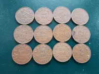 King George V Canadian Pennies