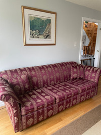 Stunning Professionaly Reupholstered Sofa and Loveseat