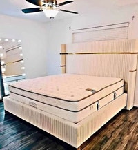 Modern Luxury Queen Bedframe - Brand New - Premium Quality Build Barrie Ontario Preview