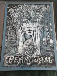 Pearl Jam Sao Paolo poster