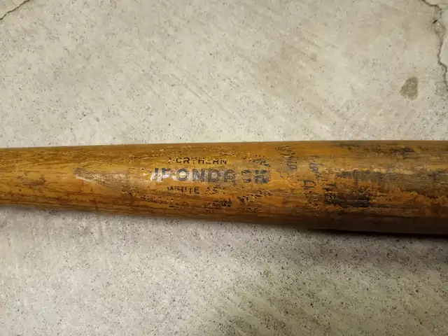 Antique Baseball Bat, Glove, and Softball in Arts & Collectibles in Hamilton - Image 4