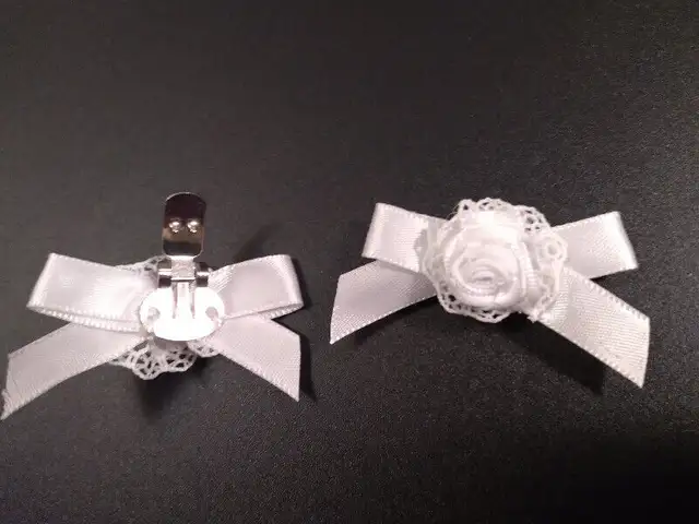 Bow Clips for First Communion Flower Girl Dressy Kids Shoes in Kids & Youth in Oshawa / Durham Region - Image 3