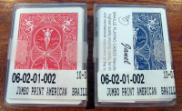 (2) Decks of Braille-Embossed Playing Cards; CNIB; Louisbourg