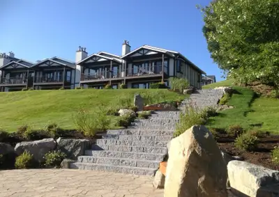 Condo with 2 bedrooms and 2 bathrooms, located at Village Pinoteau on Chemin du Village. Great View...