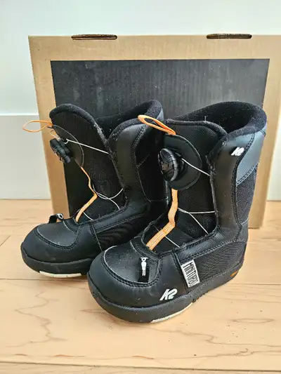 3-5Y kids, Size11K, snowboard boots with light, View more
