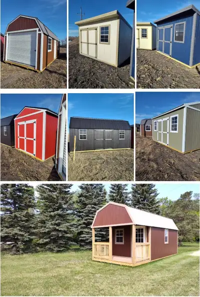 Need More Room? We Build It. From 6x10 storage sheds to 16x40 lofted buildings, we offer portable bu...