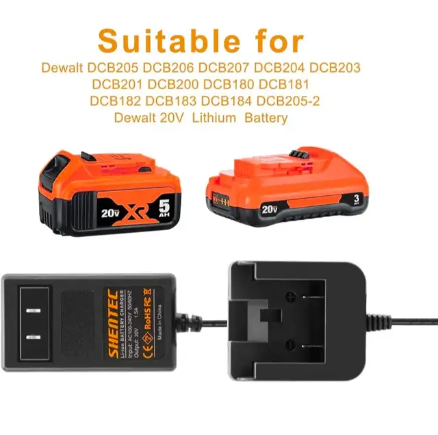 20V Li-ion Charger Compatible with Dewalt DCB205 DCB206 D in Power Tools in Oshawa / Durham Region - Image 6