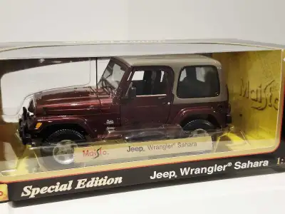 Jeep Wrangler Sahara 1:18 diecast model , View more