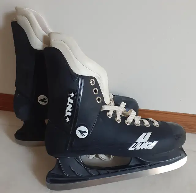 VINTAGE 1980's LANGE Molded Men's Ice Hockey Skates -Size 10 in Skates & Blades in Winnipeg - Image 7