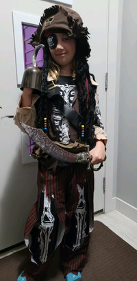 11 piece Pirate costume