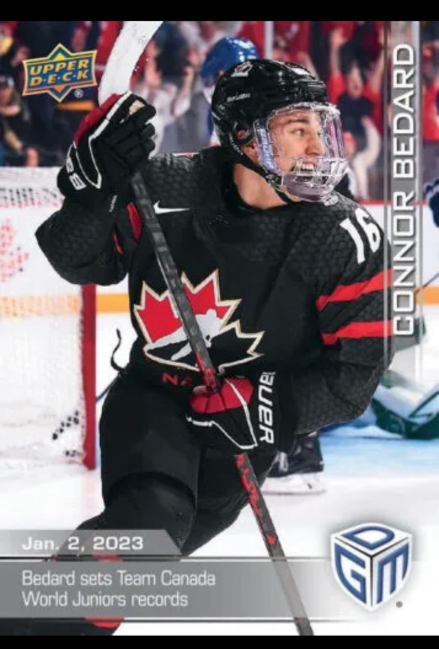 Connor Bedard 2023 Team Canada Card   in Arts & Collectibles in Edmonton