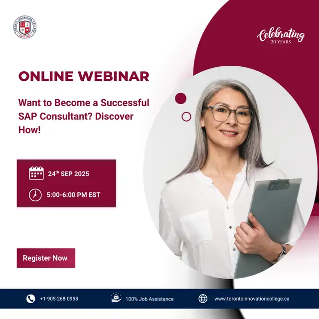 Join Our Free SAP Consultant Webinar | Sept 24, 202563760464474627120