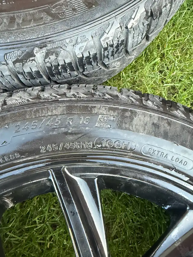 Pneus d’hiver Michelin X-Ice Snow avec mags FAST 18” – 245/45R18 in Tires & Rims in Saint-Hyacinthe - Image 4