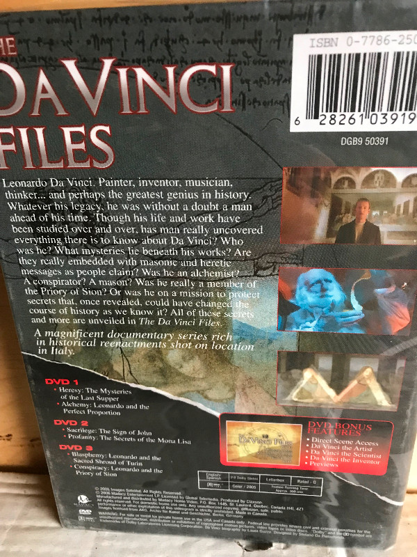 The DaVinci Files NEW Dvd in CDs, DVDs & Blu-ray in Oshawa / Durham Region - Image 3