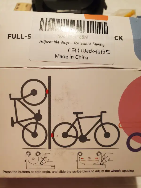 2 Bicycle wall parking clips628637318805781213