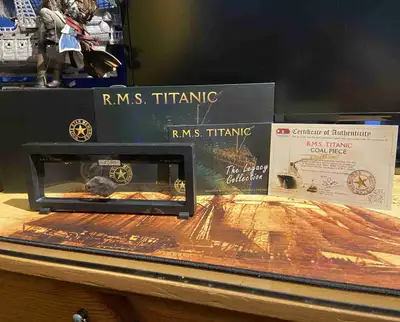 Limited Edition Titanic Coal Fragment 169/401, View more