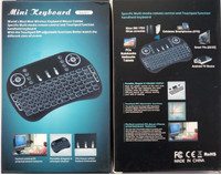 Wireless Remote Control Keyboard with backlight for Android TV