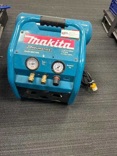 Makita MAC 2400 Twin Compressor With Hose, View more