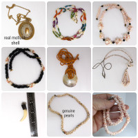 Vintage Costume Jewellery - Necklaces, Chokers, Pendant