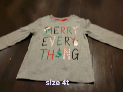 Boys size 4t Christmas shirt (new no tag), View more